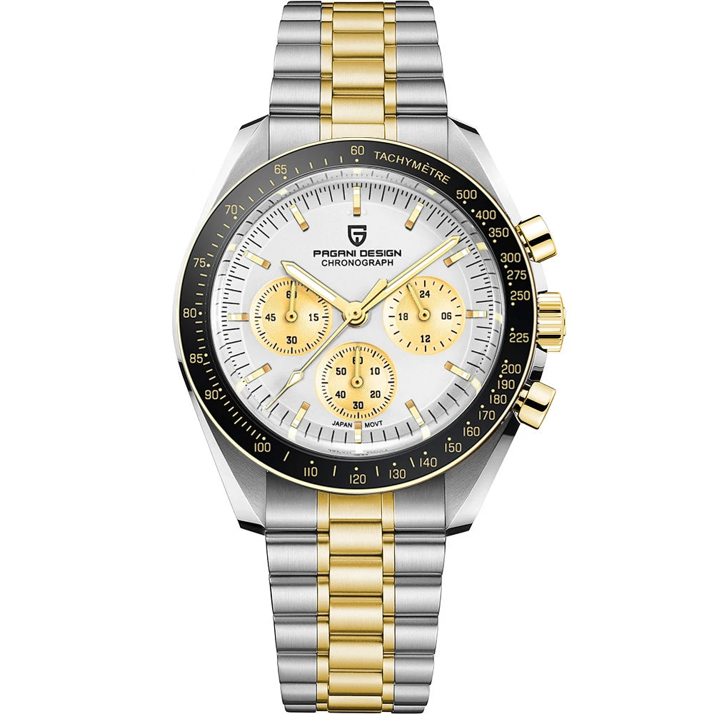 PAGANI DESIGN 2025 New Tribute to CK2998 Moon Watch Men Luxury Quartz Watches For Men AR Sapphire crystal Sport Chronograph Man