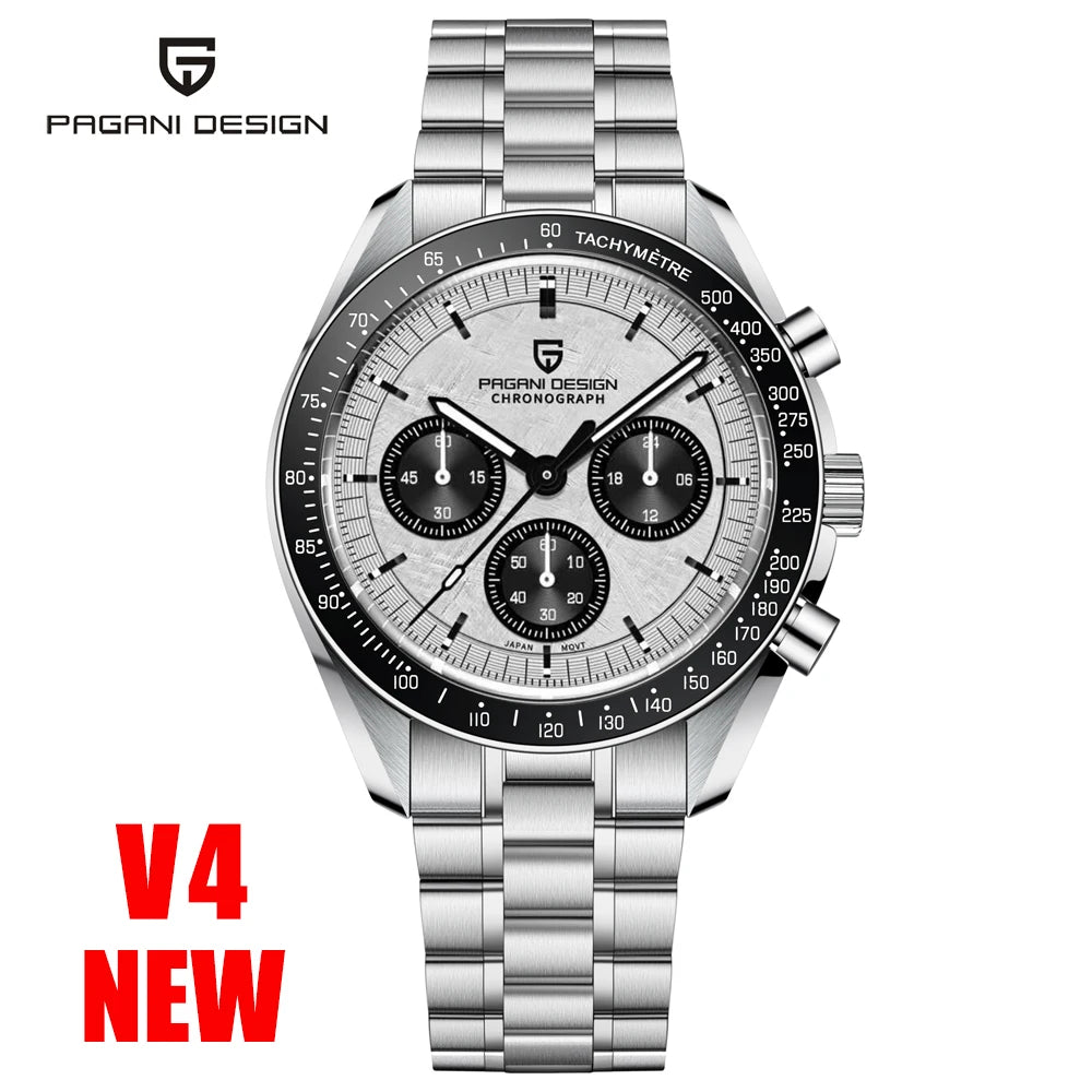 PAGANI DESIGN 2025 New Tribute to CK2998 Moon Watch Men Luxury Quartz Watches For Men AR Sapphire crystal Sport Chronograph Man